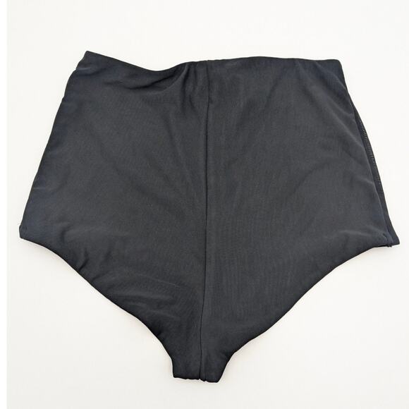 AFRM Women's Tummy Control High Waist Mesh Bikini Bottoms Black Size XS - Picture 4 of 6